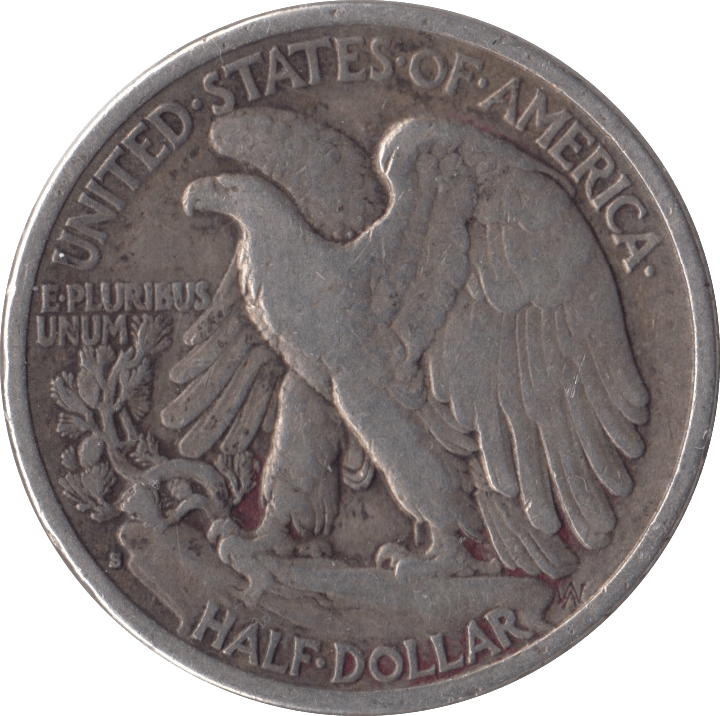 1934 SILVER HALF DOLLAR USA ( SAN FRANCISCO MINT ) - SILVER WORLD COINS - Cambridgeshire Coins