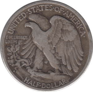 1934 SILVER HALF DOLLAR USA - SILVER WORLD COINS - Cambridgeshire Coins