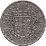 1934 SILVER HALFCROWN NEW ZEALAND - SILVER WORLD COINS - Cambridgeshire Coins