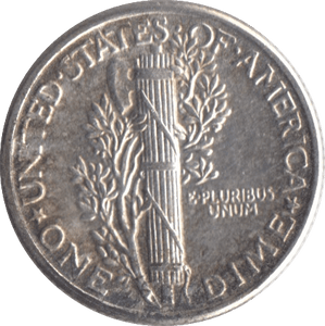 1934 SILVER ONE DIME USA - SILVER WORLD COINS - Cambridgeshire Coins