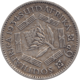 1934 SILVER SIXPENCE SOUTH AFRICA - WORLD SILVER COINS - Cambridgeshire Coins