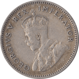 1934 SILVER SIXPENCE SOUTH AFRICA - WORLD SILVER COINS - Cambridgeshire Coins