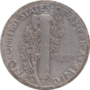 1934 USA SILVER DIME 10 CENTS - SILVER WORLD COINS - Cambridgeshire Coins