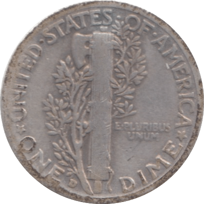 1934 USA SILVER DIME 10 CENTS - SILVER WORLD COINS - Cambridgeshire Coins