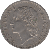 1935 5 FRANCS FRANCE - WORLD COINS - Cambridgeshire Coins