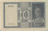 1935 BANK OF ITALY TEN LIRE BANKNOTE REF 1258 - World Banknotes - Cambridgeshire Coins