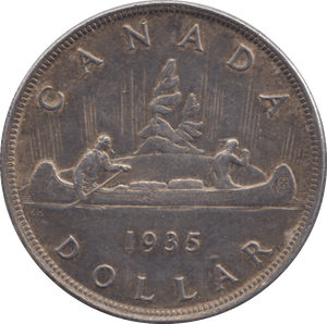 1935 CANADA SILVER ONE DOLLAR 9 - WORLD SILVER COINS - Cambridgeshire Coins