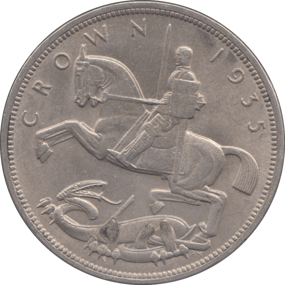 1935 CROWN ( AUNC ) 3 - Crown - Cambridgeshire Coins