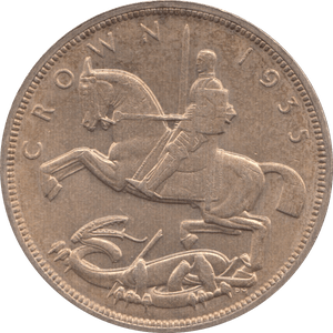 1935 CROWN ( AUNC ) 4 - CROWN - Cambridgeshire Coins