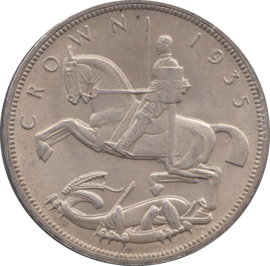 1935 CROWN ( AUNC ) 4 - Crown - Cambridgeshire Coins
