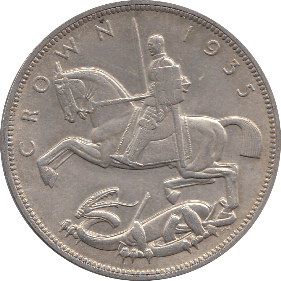 1935 CROWN ( AUNC ) 5 - Crown - Cambridgeshire Coins