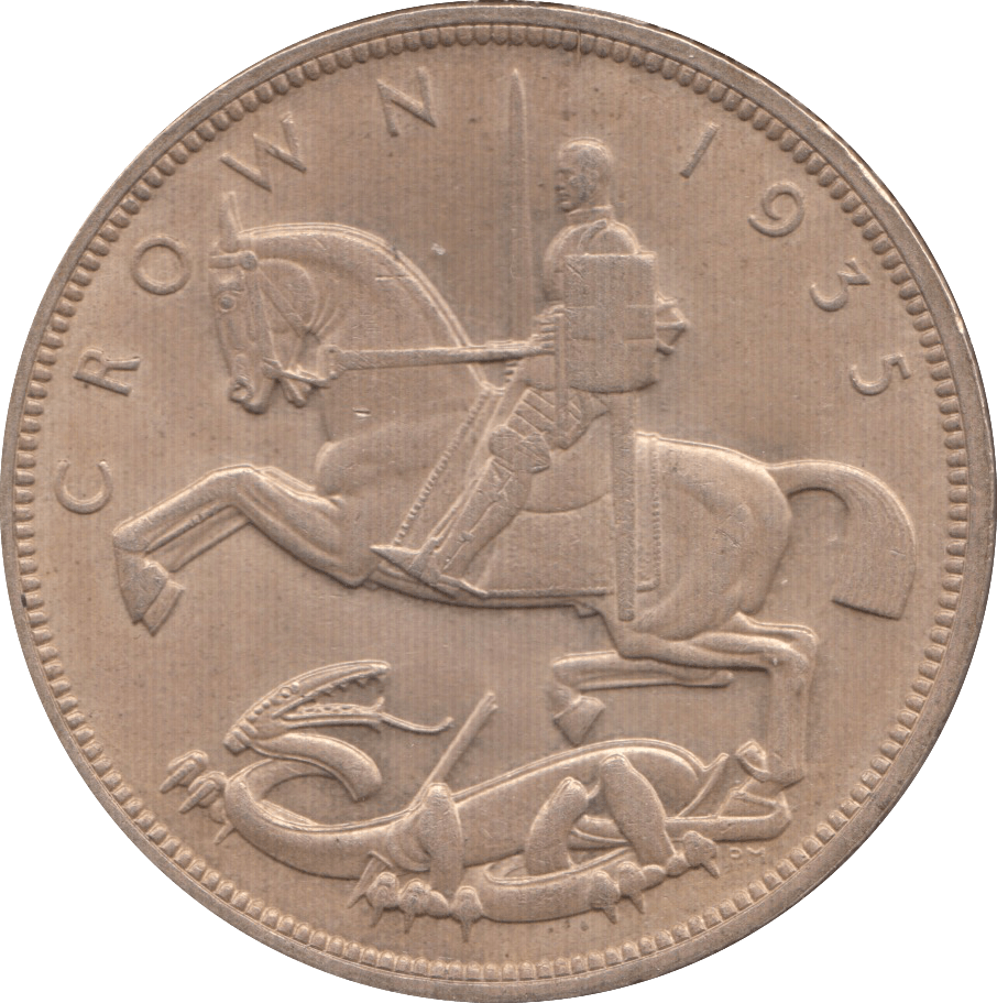 1935 CROWN ( AUNC ) 5 - CROWN - Cambridgeshire Coins