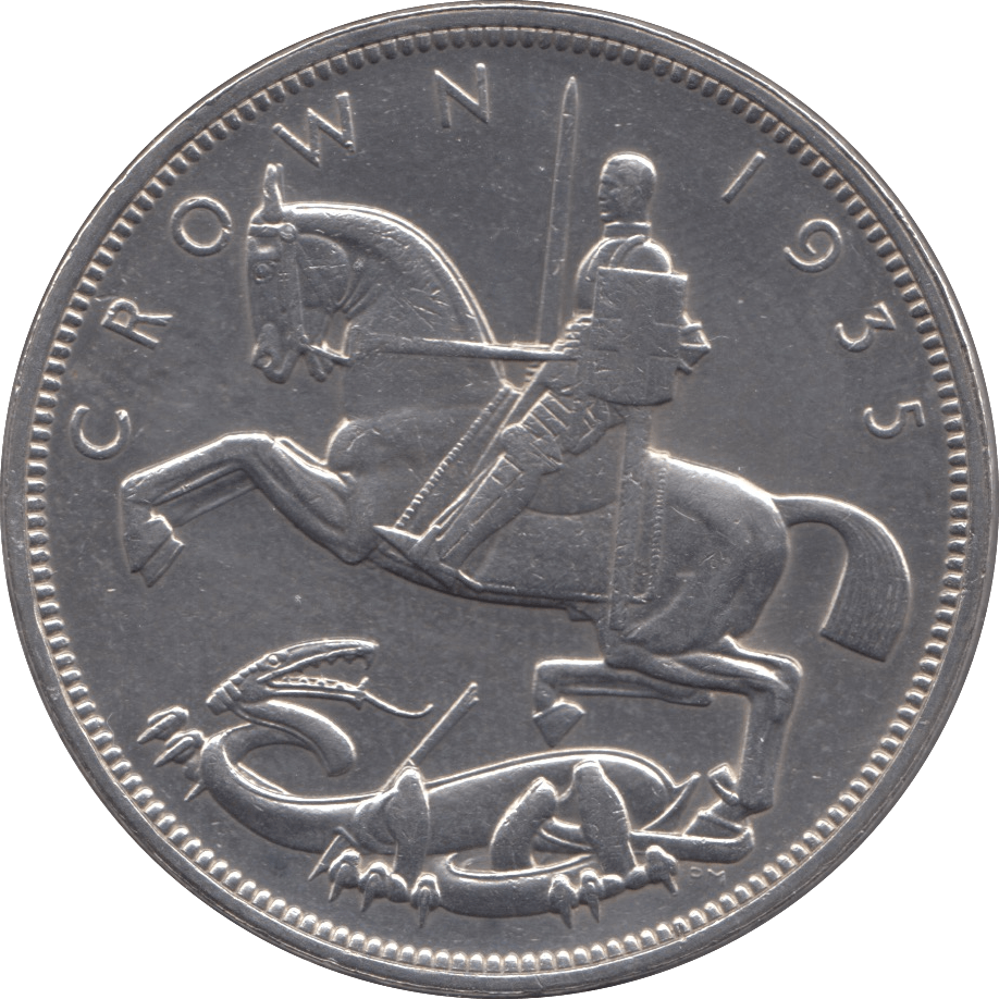 1935 CROWN ( AUNC ) - Crown - Cambridgeshire Coins