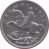 1935 CROWN ( AUNC ) - Crown - Cambridgeshire Coins
