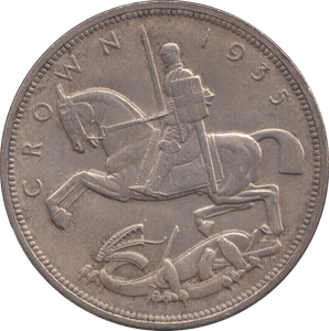 1935 CROWN ( AUNC ) - Crown - Cambridgeshire Coins