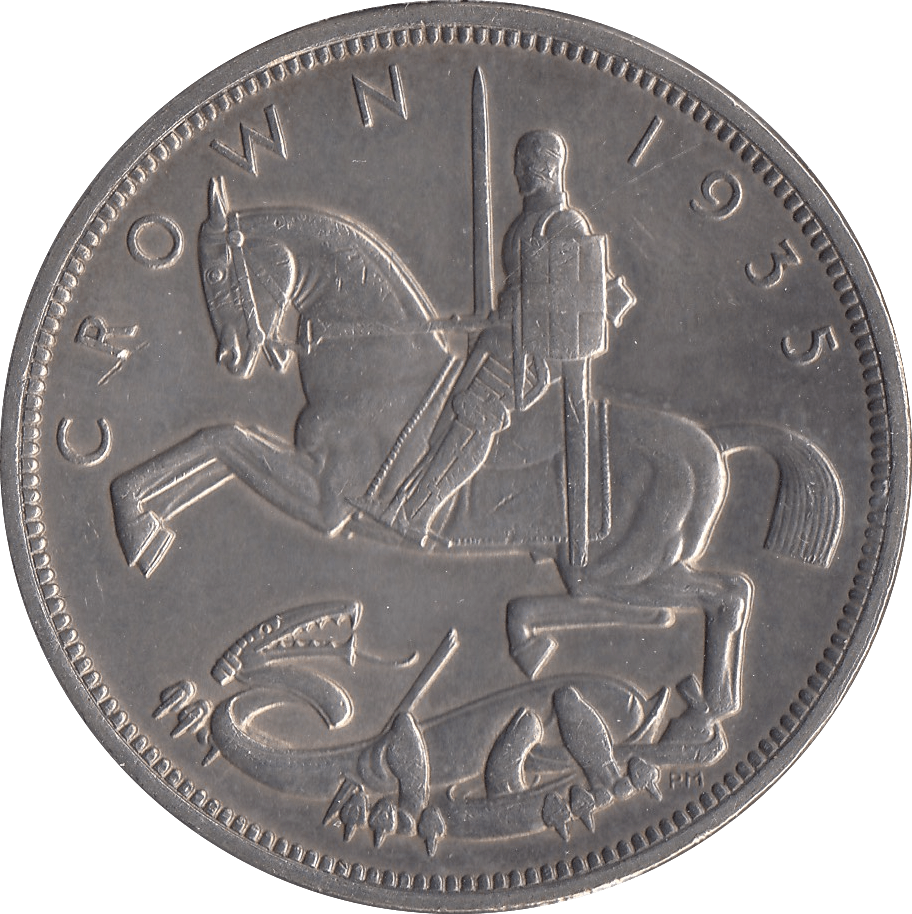 1935 CROWN ( EF ) 2 - CROWN - Cambridgeshire Coins