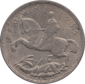 1935 CROWN ( EF ) 4 - Crown - Cambridgeshire Coins