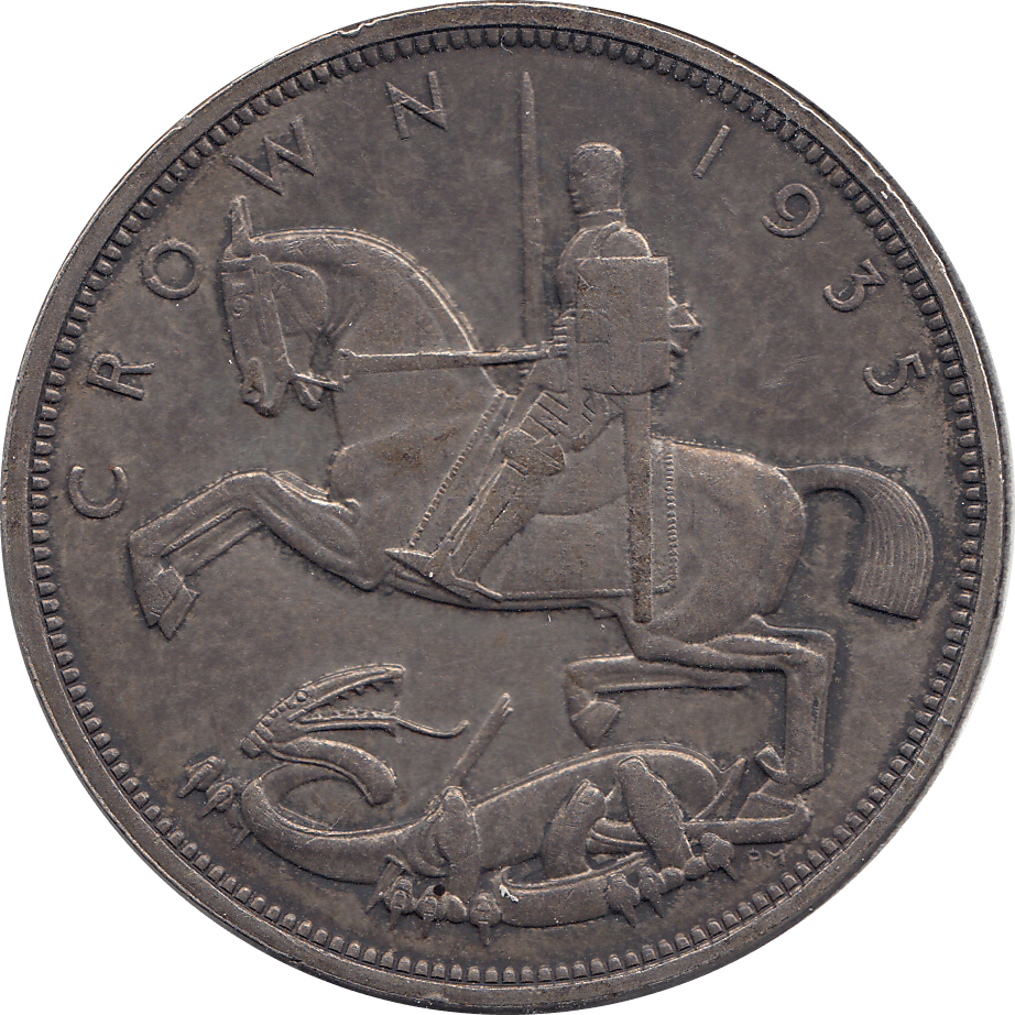 1935 CROWN ( EF ) 4 - Crown - Cambridgeshire Coins