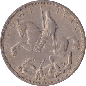 1935 CROWN ( EF ) A - Crown - Cambridgeshire Coins