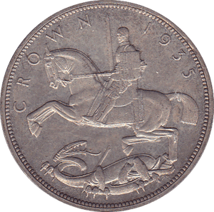 1935 CROWN ( EF ) B - Crown - Cambridgeshire Coins