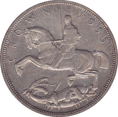 1935 CROWN ( EF ) B - Crown - Cambridgeshire Coins