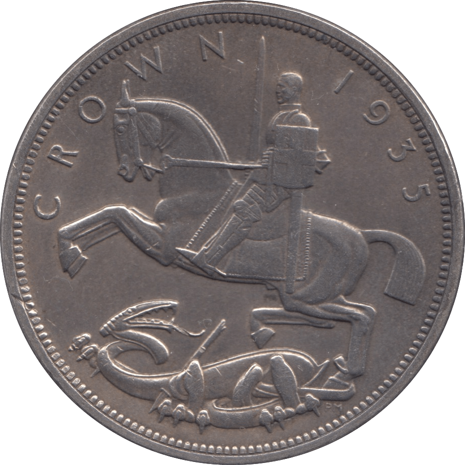 1935 CROWN ( EF ) - Crown - Cambridgeshire Coins