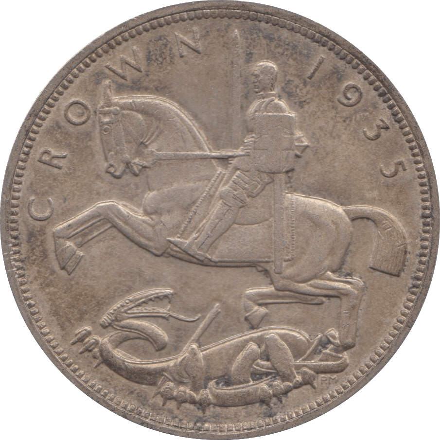 1935 CROWN ( EF ) - Crown - Cambridgeshire Coins