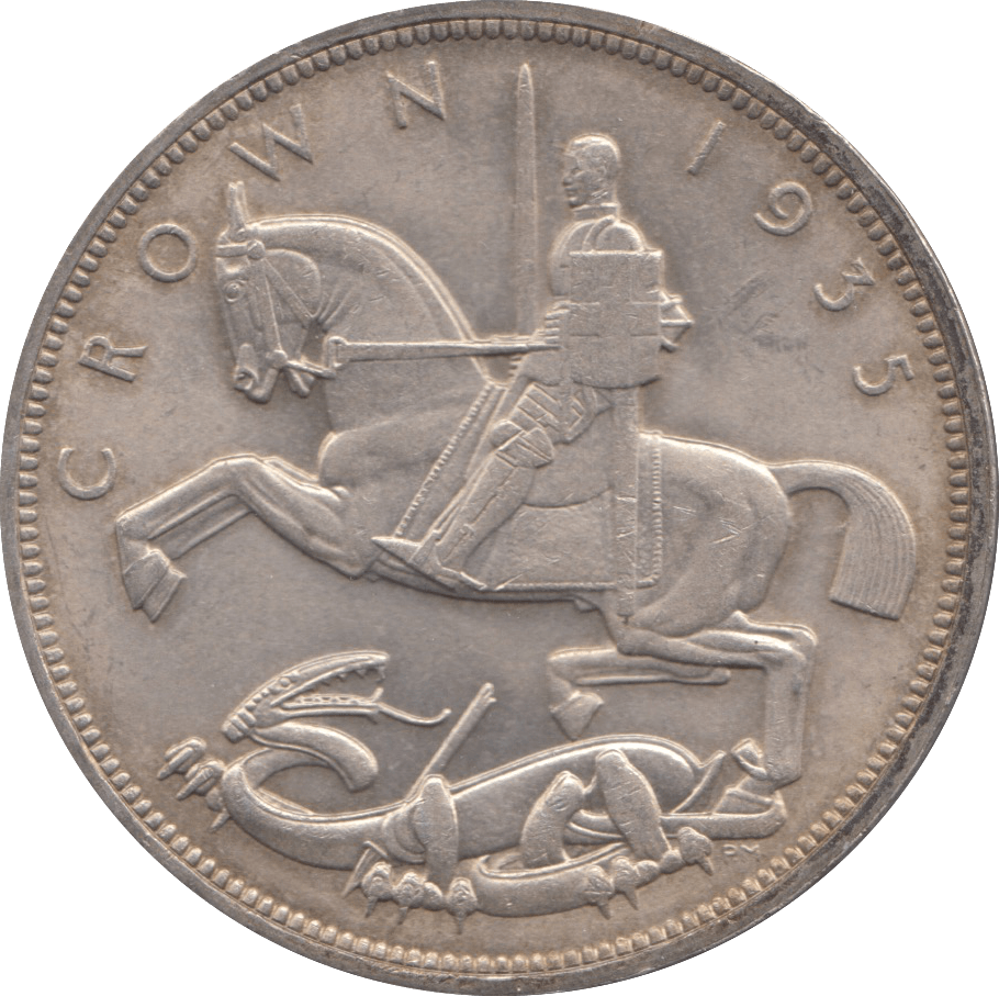 1935 CROWN ( UNC ) 5 - Crown - Cambridgeshire Coins