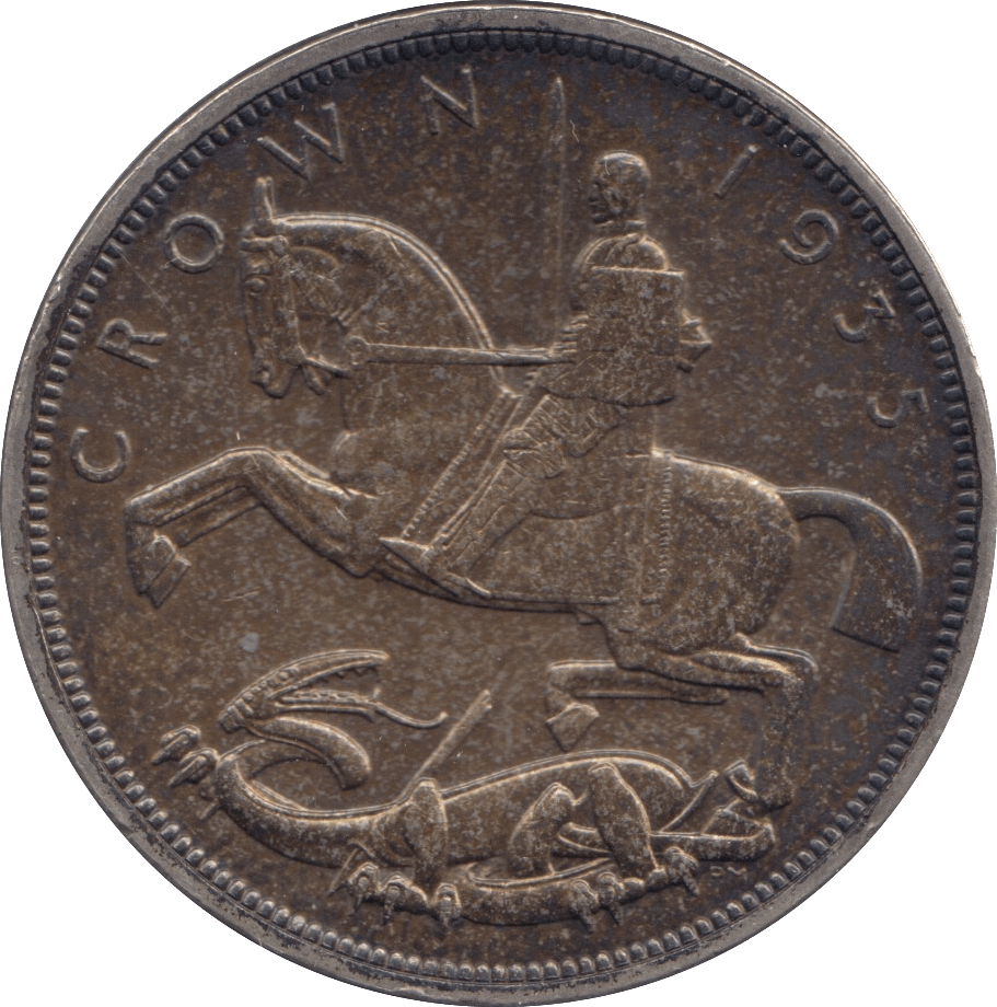 1935 CROWN ( UNC ) - Crown - Cambridgeshire Coins