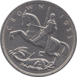 1935 CROWN ( UNC ) - Crown - Cambridgeshire Coins