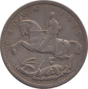 1935 CROWN ( VF ) 3 - Crown - Cambridgeshire Coins