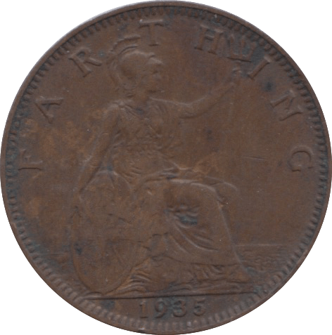 1935 FARTHING ( EF ) 2 - Farthing - Cambridgeshire Coins