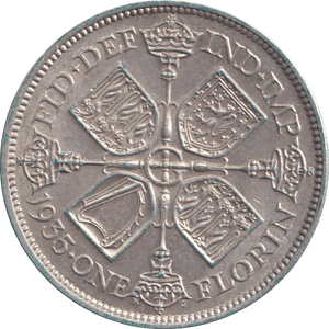 1935 FLORIN ( AUNC ) - FLORIN - Cambridgeshire Coins