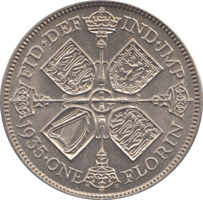 1935 FLORIN ( BU ) - Florin - Cambridgeshire Coins