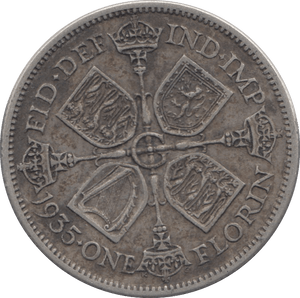 1935 FLORIN ( FINE ) 3 - Florin - Cambridgeshire Coins