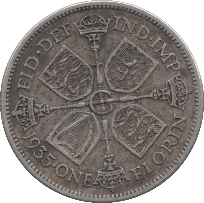 1935 FLORIN ( FINE ) 3 - Florin - Cambridgeshire Coins