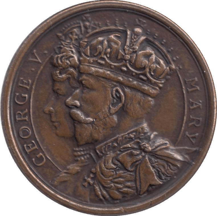 1935 GEORGE V QUEEN MARY COMMEMORATION OF MONARCHY MEDALLION - MEDALS & MEDALLIONS - Cambridgeshire Coins