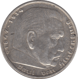 1935 GERMANY SILVER 5 MARKS ( UNC ) - SILVER WORLD COINS - Cambridgeshire Coins