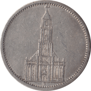 1935 GERMANY SILVER 5 MARKS - SILVER WORLD COINS - Cambridgeshire Coins