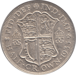 1935 HALFCROWN ( AUNC ) 3A - Halfcrown - Cambridgeshire Coins
