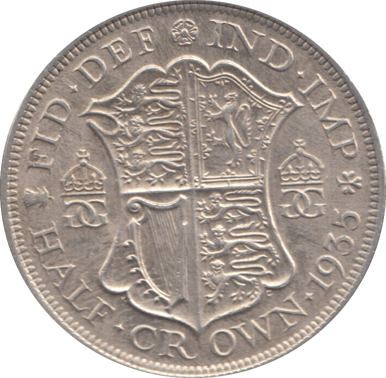 1935 HALFCROWN ( AUNC ) 3A - Halfcrown - Cambridgeshire Coins