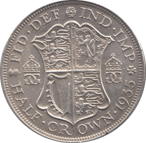1935 HALFCROWN ( AUNC ) 3 - Halfcrown - Cambridgeshire Coins