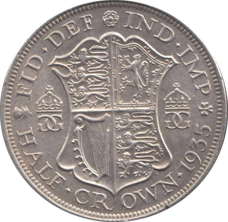 1935 HALFCROWN ( AUNC ) 3 - Halfcrown - Cambridgeshire Coins