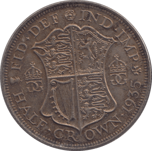 1935 HALFCROWN ( AUNC ) - Halfcrown - Cambridgeshire Coins