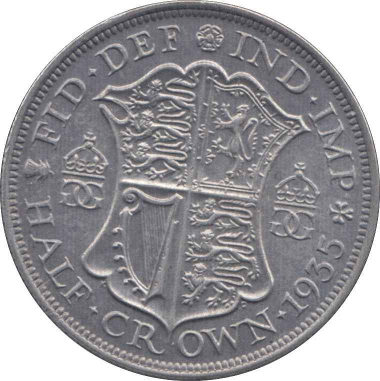 1935 HALFCROWN ( EF ) 1 - Halfcrown - Cambridgeshire Coins