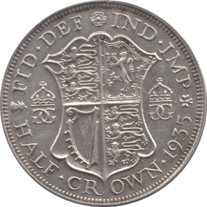 1935 HALFCROWN ( EF ) 2 - Halfcrown - Cambridgeshire Coins