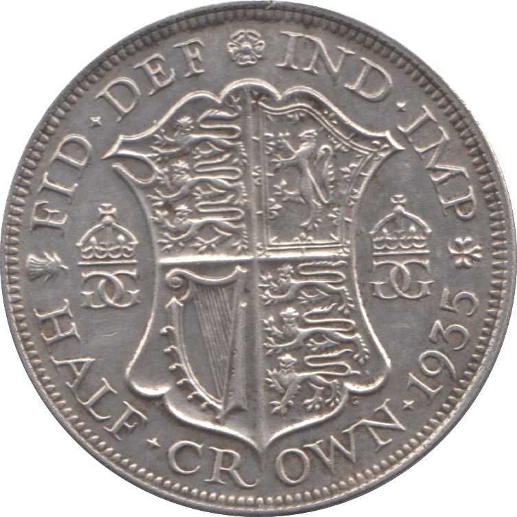 1935 HALFCROWN ( EF ) 2 - Halfcrown - Cambridgeshire Coins