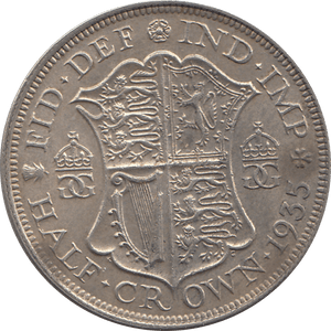 1935 HALFCROWN ( EF ) 4 - Halfcrown - Cambridgeshire Coins
