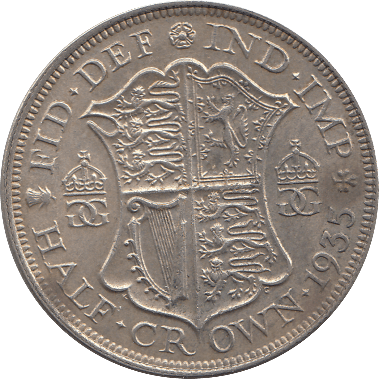1935 HALFCROWN ( EF ) 4 - Halfcrown - Cambridgeshire Coins