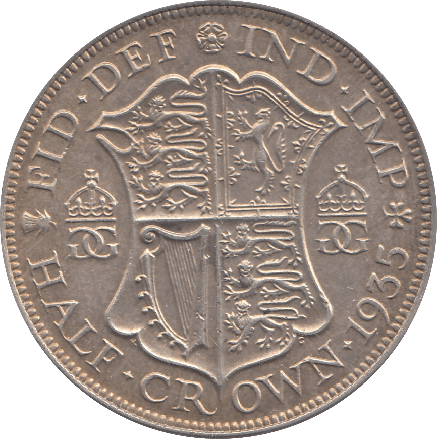 1935 HALFCROWN ( EF ) - Halfcrown - Cambridgeshire Coins
